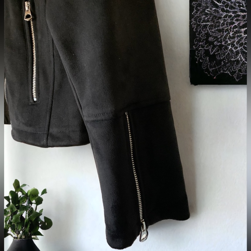 Ashley Outerwear Faux Suede Jacket & SHEIN Graphic Top 
Size Small - Picture 8 of 15